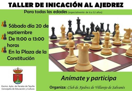 TALLER DE INICIACIÓN AL AJEDREZ